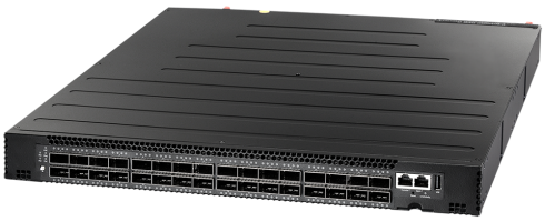 Edgecore AS7712-32X-O-12V-F 32-Port 100GbE QSFP28 Data Center Switch – 12VDC, Front-to-Back Airflow