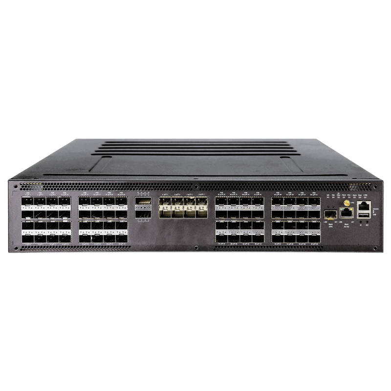 Edgecore ASGvOLT64-O-48V-F Open GPON OLT with 64 Ports and Dual 48V DC Power