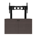 AVTEQ 2-Bay Credenza with Single Display Mount, 12RU (Laminate) – CRED2L-S