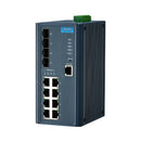 Advantech EKI-7712G-4F-AE Gigabit Managed Redundant Industrial Ethernet Switch (8GE + 4 SFP)