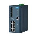 Advantech Industrial Managed PoE Ethernet Switch with 8FE and 4 SFP Ports (EKI-7712E-4FPI-AU)