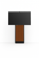 Salamander Designs Strut 170 Fixed-Height Display Stand – American Cherry Front, Black Trim (STR170/FH1/AC/BK)