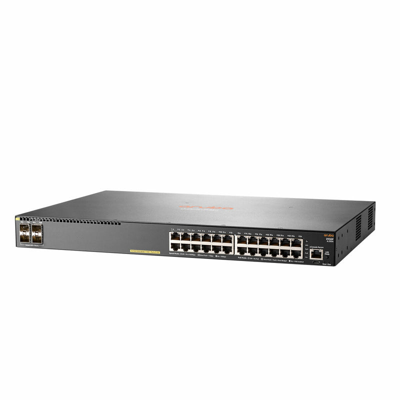 HPE Aruba Networking 2930F 24G PoE+ 4SFP+ Switch (JL255A