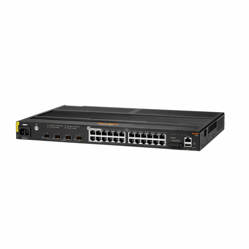 HPE Aruba Networking CX 4100i 24-Port 1GbE Rugged Switch with 20x Class 4 PoE, 4x Class 6 PoE, and 4x SFP+