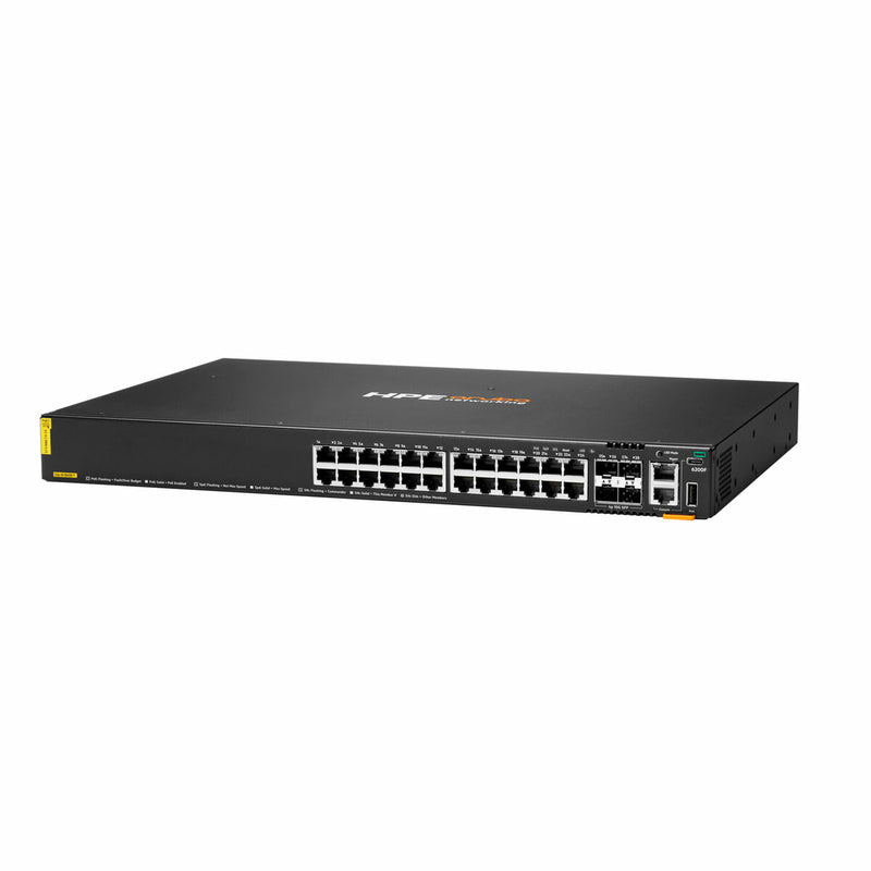 HPE Aruba Networking CX 6200F 24G Class-4 PoE 4SFP+ 370W Managed Switch (JL725B