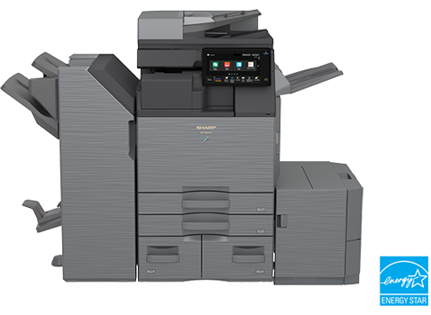 Sharp BP-70C45 Advanced Series Color MFP – 45 PPM, 10.1" Touchscreen, Cloud-Connected Sharp