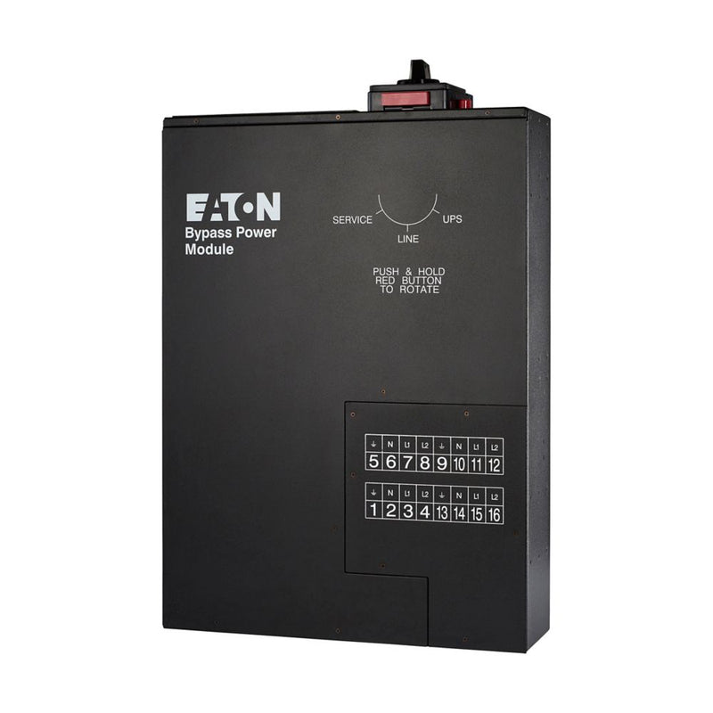 Eaton BPM125BR Bypass Power Module, 3U, Hardwired, Split-Phase, 6 Receptacles