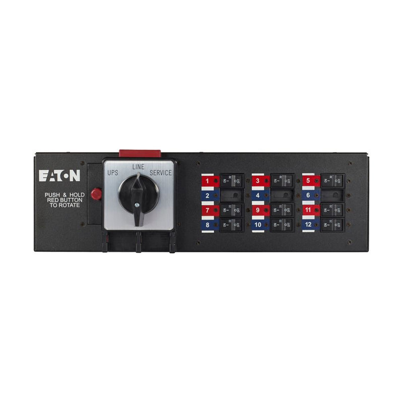 Eaton BPM125BR Bypass Power Module, 3U, Hardwired, Split-Phase, 6 Receptacles