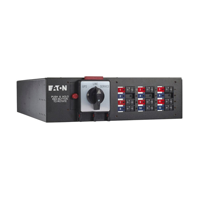 Eaton BPM125BR Bypass Power Module, 3U, Hardwired, Split-Phase, 6 Receptacles