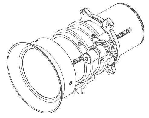 Barco G lens (0.95 - 1.22 : 1) Wide Zoom - optimized for WUXGA resolution Barco