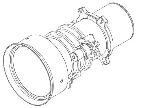 Barco G lens (1.52 - 2.92 : 1) Long Zoom - optimized for WUXGA resolution Barco