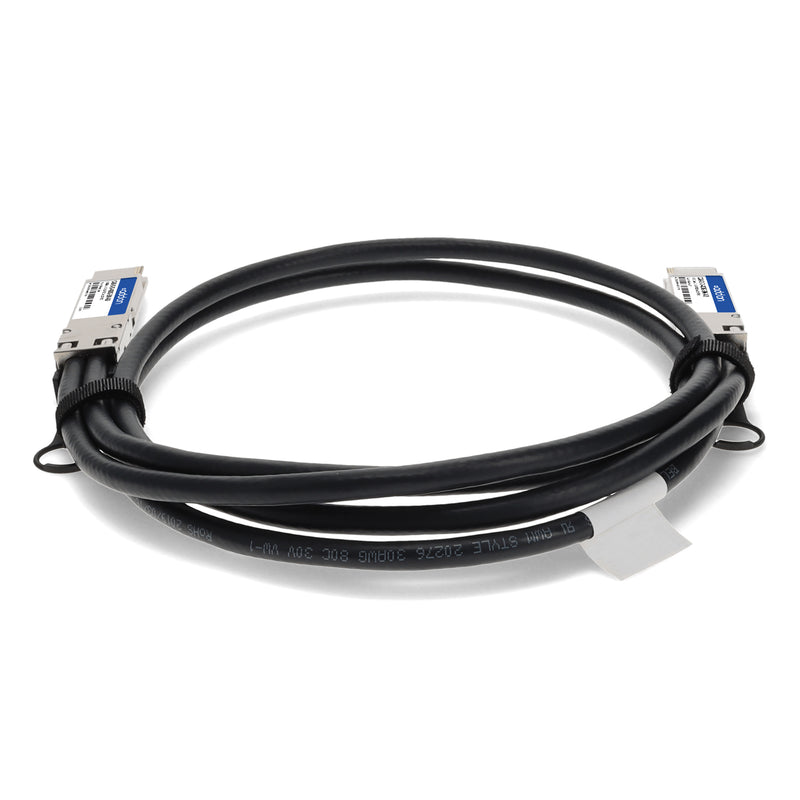 AddOn Arista Networks® CAB-D-D-400G-3M Compatible TAA Compliant 400GBase-CU QSFP-DD Direct Attach Cable (Passive Twinax, 3m)