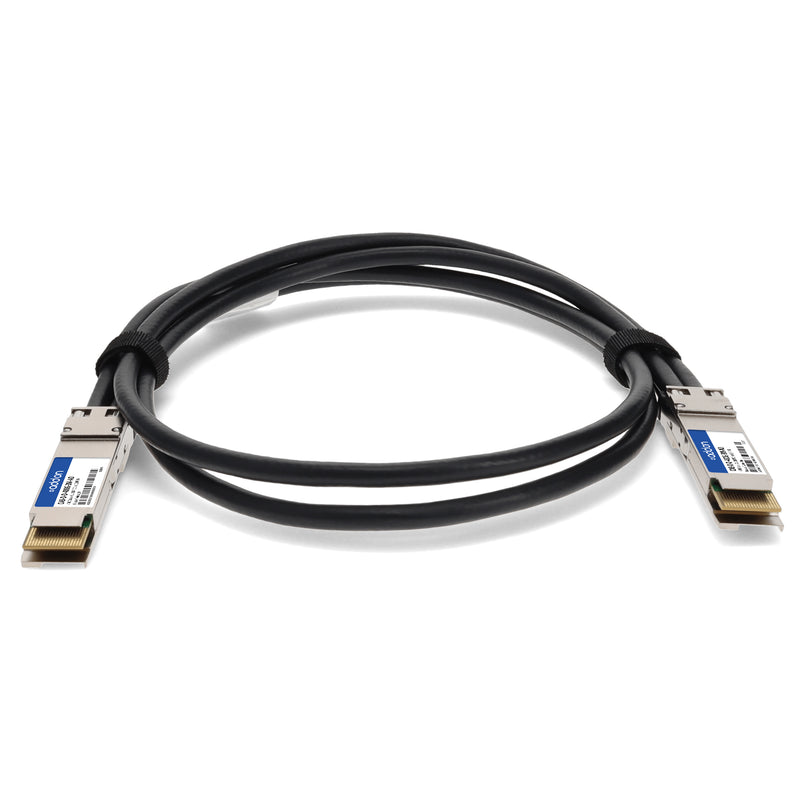 AddOn Arista Networks® CAB-D-D-400G-3M Compatible TAA Compliant 400GBase-CU QSFP-DD Direct Attach Cable (Passive Twinax, 3m)