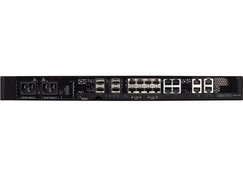 Edgecore AS5915-16X-O-48V-PC Cell Site Router – 16-Port 1G/10G, Intel Atom C3308, Dual 48VDC PSUs, Passive Cooling