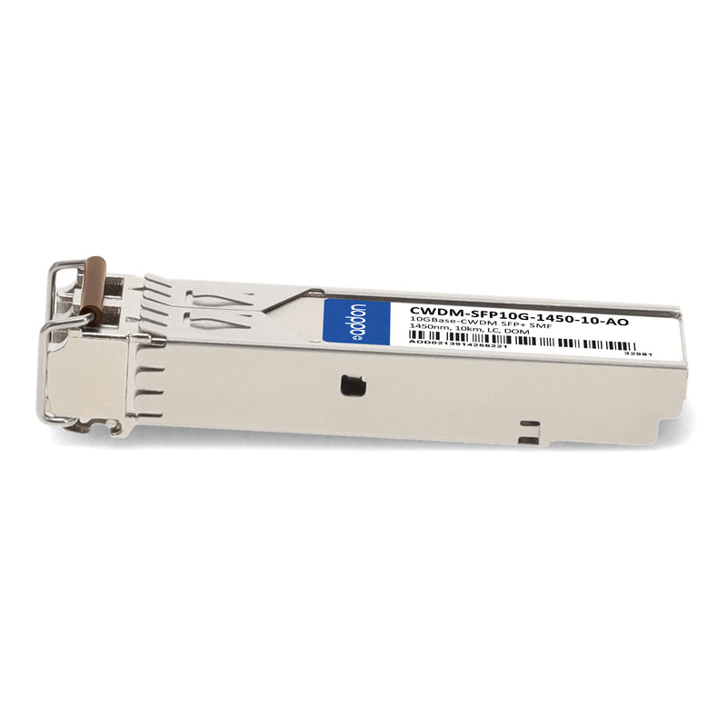 AddOn Cisco® CWDM-SFP10G-1450-10 Compatible TAA 10GBase-CWDM SFP+ Transceiver (SMF, 1450nm, 10km, LC, DOM)