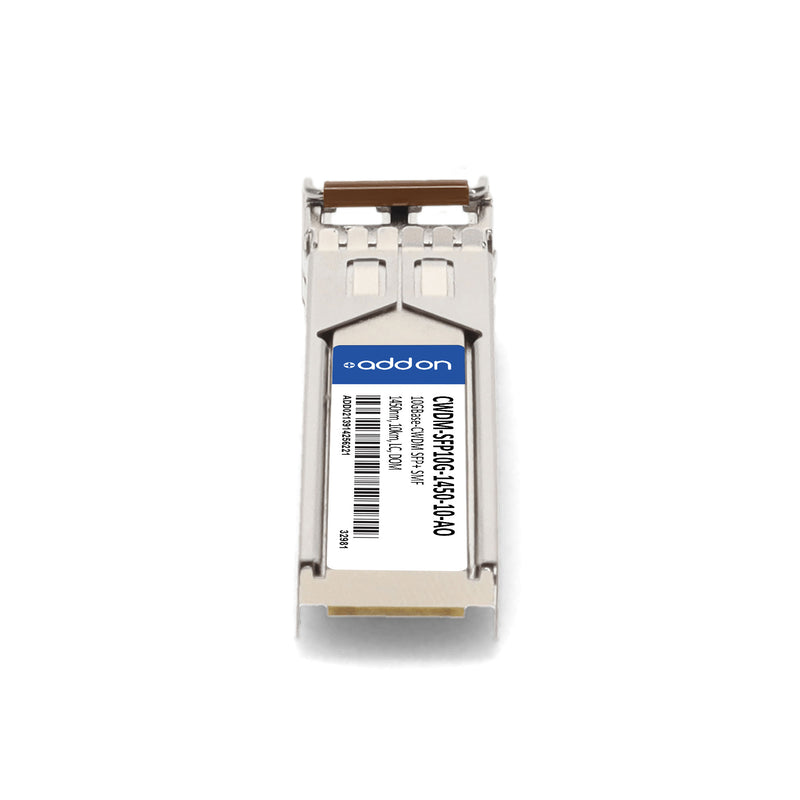AddOn Cisco® CWDM-SFP10G-1450-10 Compatible TAA 10GBase-CWDM SFP+ Transceiver (SMF, 1450nm, 10km, LC, DOM)