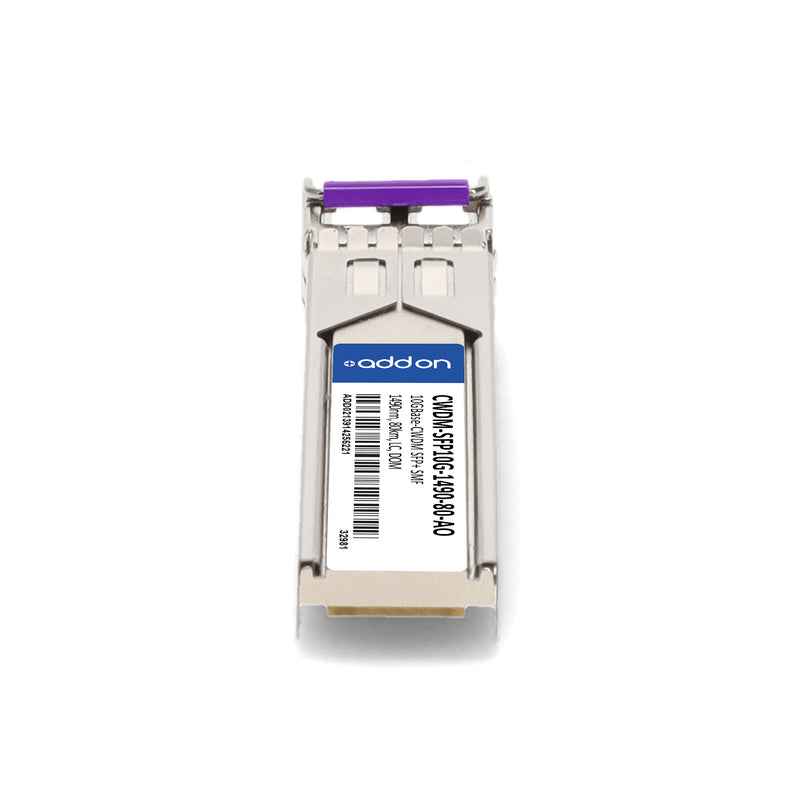 AddOn Cisco® CWDM-SFP10G-1490-80 Compatible TAA 10GBase-CWDM SFP+ Transceiver (SMF, 1490nm, 80km, LC, DOM)