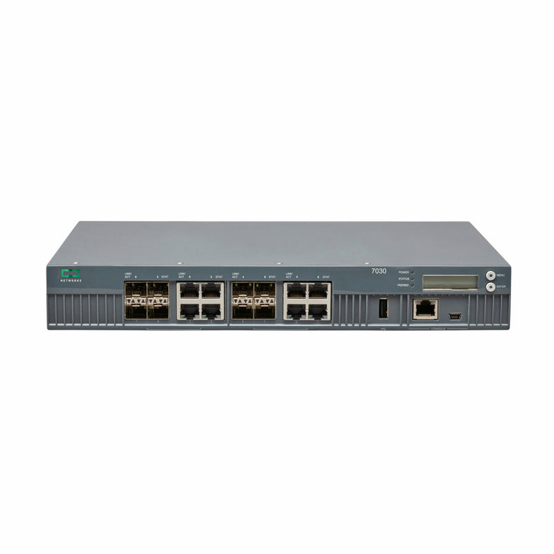 HPE Aruba 7030 (US) FIPS/TAA Controller – 8-Port 1GbE Dual-Personality, Supports 64 APs & 4K Clients