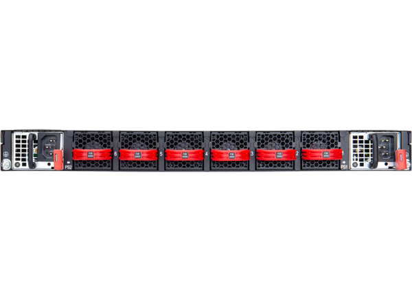 Edgecore AS9737-32DB-O-AC-B-US 32-Port 400G QSFP56-DD Data Center Switch, Back-to-Front Airflow, Dual AC PSUs
