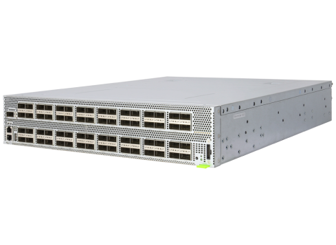 Edgecore Wedge100BF-65X – 65-Port 100GbE QSFP28 Switch – Bare-Metal, ONIE, Dual AC PSU (Port-to-Power Airflow, US)