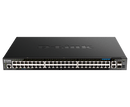 D-Link 52-Port Gigabit Smart Managed PoE+ Switch with 10G Uplinks (DGS-1520-52MP)