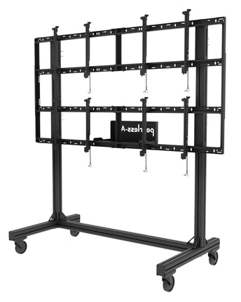 Peerless-AV SmartMount® Portable Video Wall Cart 2x2 Configuration for 46" to 60" Displays