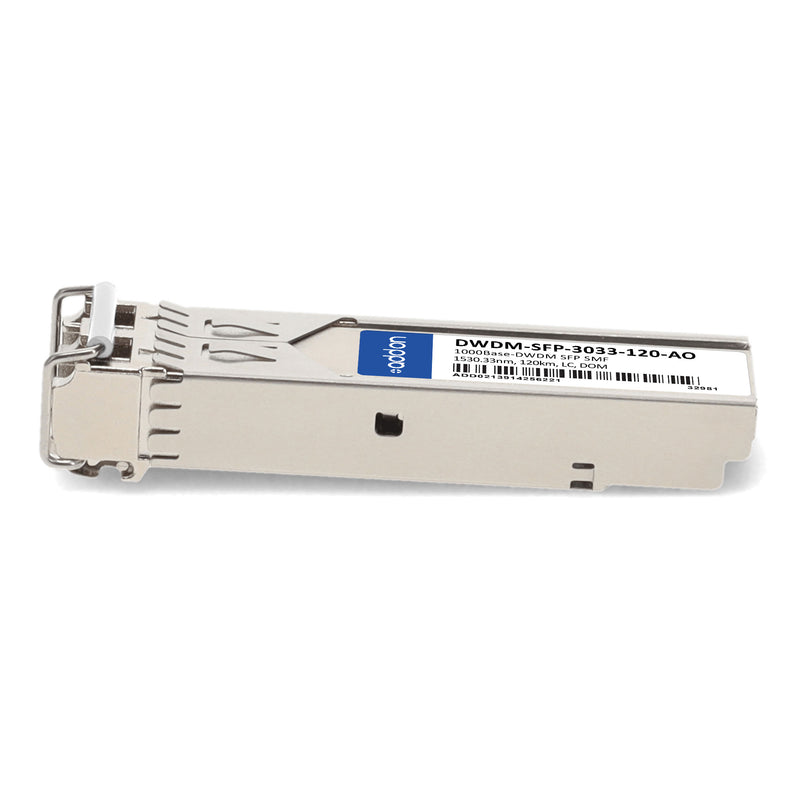 AddOn Cisco® DWDM-SFP-3033-120 Compatible TAA 1000Base-DWDM SFP Transceiver 100GHz (SMF, 1530.33nm, 120km, LC, DOM)