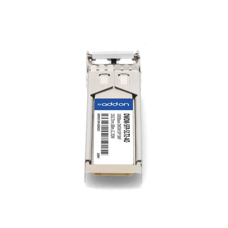 AddOn Cisco® DWDM-SFP-5172 Compatible TAA 1000Base-DWDM SFP Transceiver (1551.72nm, 80km, LC, DOM)