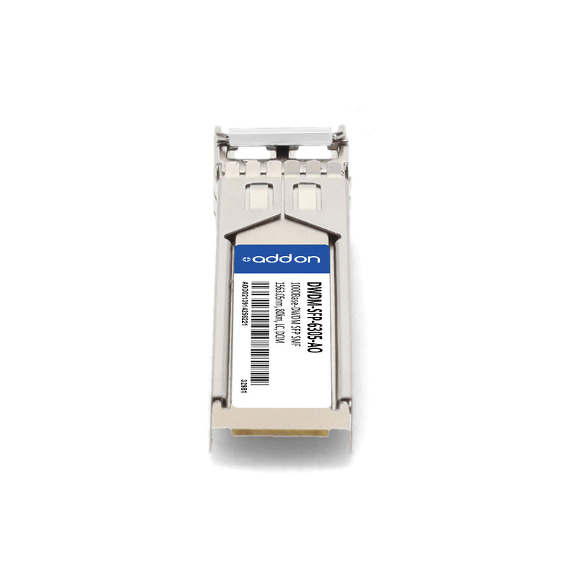 AddOn Cisco® DWDM-SFP-6305 Compatible TAA 1000Base-DWDM SFP Transceiver (Channel DW18, 1563.05nm, 80km, LC, DOM)