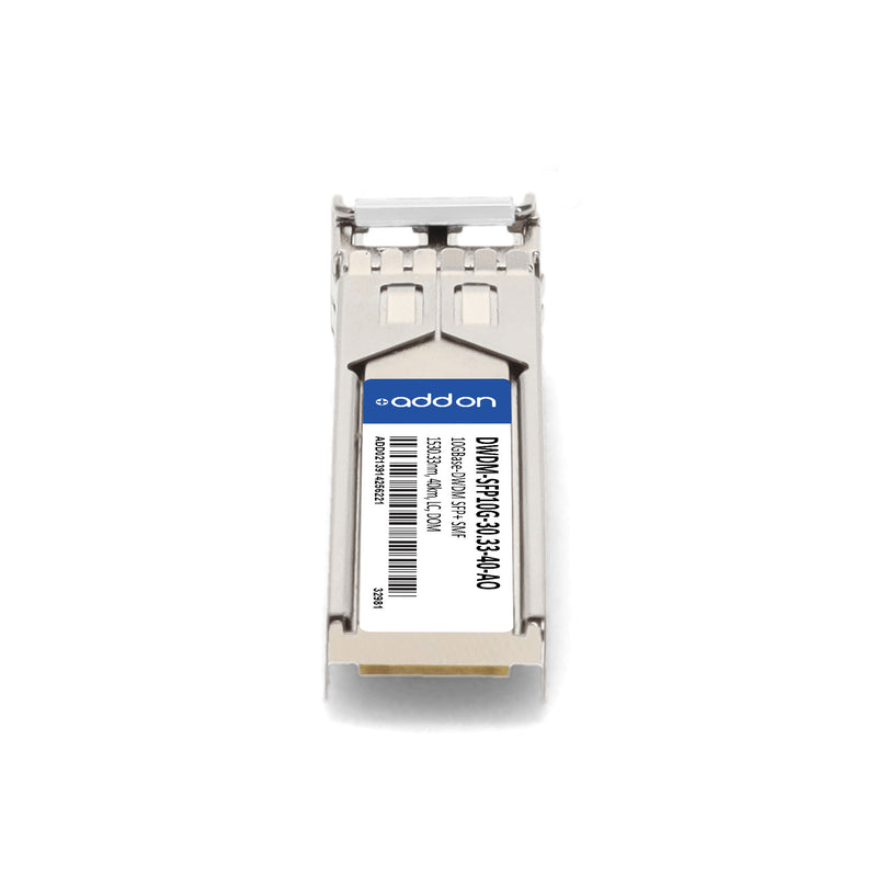 AddOn Cisco® DWDM-SFP10G-30.33 Compatible TAA 10GBase-DWDM SFP+ Transceiver (1530.33nm, 40km, LC, DOM)