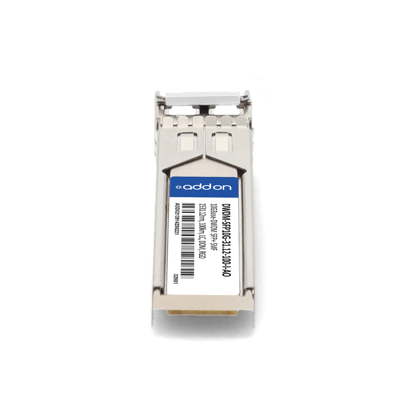 AddOn Cisco® DWDM-SFP10G-31.12-100-I Compatible TAA 10GBase-DWDM SFP+ Transceiver (1531.12nm, 100km, LC, DOM, SMF, -40 °C to 85 °C)