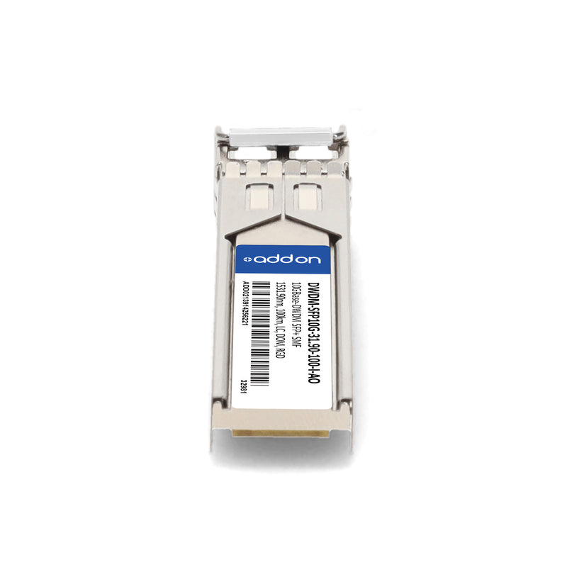 AddOn Cisco® DWDM-SFP10G-31.90-100-I Compatible TAA 10GBase-DWDM SFP+ Transceiver (1531.90nm, 100km, LC, DOM, SMF, -40 to 85°C)