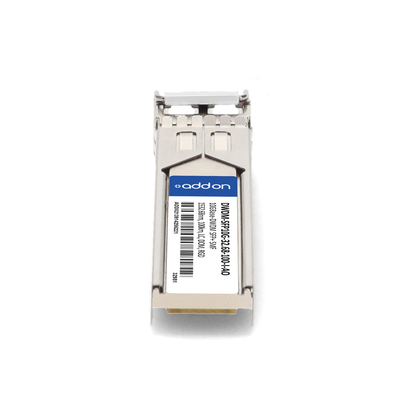 AddOn Cisco® DWDM-SFP10G-32.68-100-I Compatible TAA 10GBase-DWDM SFP+ Transceiver (1532.68nm, 100km, LC, DOM, SMF, -40 to 85°C)