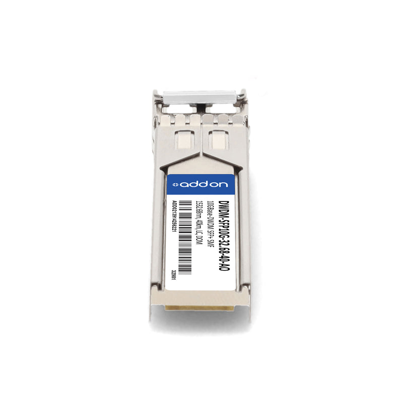 AddOn Cisco® DWDM-SFP10G-32.68 Compatible 10GBase-DWDM SFP+ Transceiver (1532.68 nm, 40 km, LC, SMF, DOM, TAA)