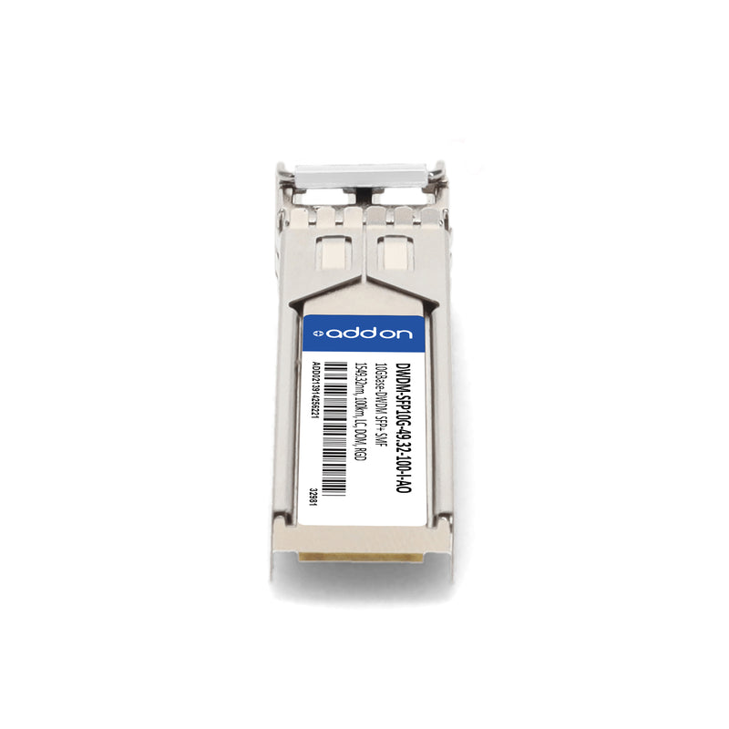 AddOn Cisco® DWDM-SFP10G-49.32-100-I Compatible TAA 10GBase-DWDM SFP+ Transceiver (C-Band 100GHz, 1549.32nm, 100km, LC, DOM, -40 – 85 °C)