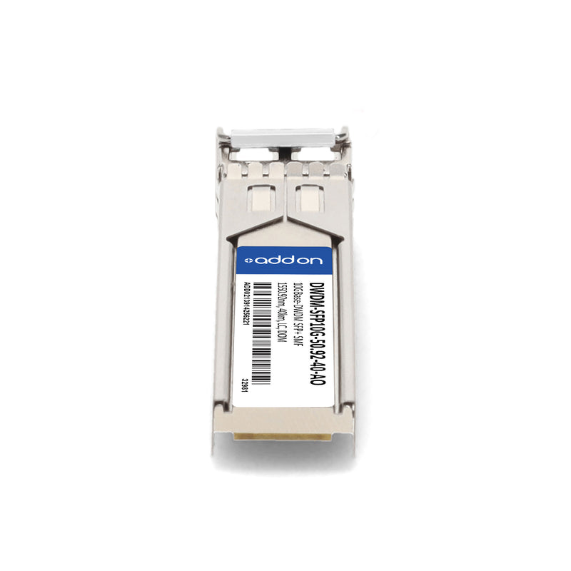 AddOn Cisco® DWDM-SFP10G-50.92 Compatible TAA 10GBase-DWDM SFP+ Transceiver (SMF, 1550.92nm, 40km, LC, DOM)