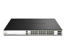 D-Link DXS-3130-28P 28-Port 10G Multi-Gig PoE Managed Switch with SFP28 Uplinks