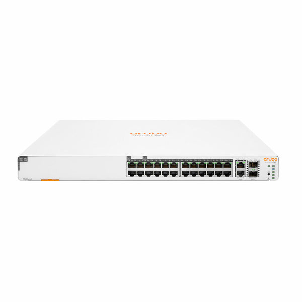 HPE Networking Instant On 1960 24-Port Gigabit PoE Smart Switch with 10GbE Uplinks (370W) – JL807A#ABA