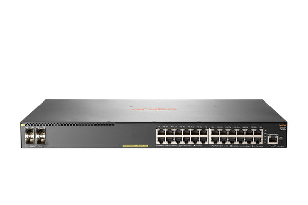HPE Aruba Networking 2930F 24G PoE+ 4SFP+ Switch (JL255A#AC3)