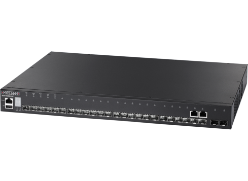 Edgecore ECS4620-28F-2AC Gigabit Layer 3 Stackable Switch – 22 SFP + 2 Combo + 2 SFP+ Ports, Dual AC PSUs