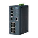 Advantech Industrial Gigabit Managed Redundant Ethernet Switch 8G + 2 Combo Ports Wide Temp (EKI-7710G-2CI-AE)