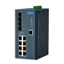 Advantech EKI-7712G-4FI-AE Gigabit Managed Redundant Industrial Ethernet Switch (8GE + 4 SFP Ports)