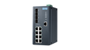 Advantech EKI-9612G-4FI-AE Industrial L3 Managed Ethernet Switch – 8 Gigabit + 4 SFP Ports, Wide Temp DIN-Rail
