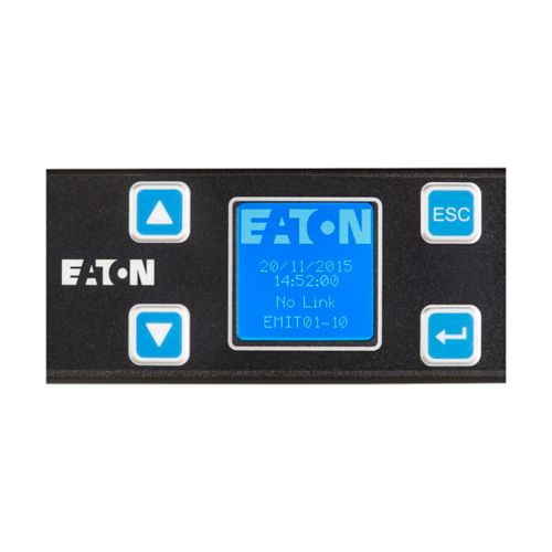 Eaton EMIT03-10 Metered Input Rack PDU, 1U, 120V, 24A, L5-30P Input, (12) 5-20R Outlets, 10 ft Cord