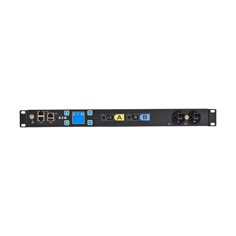 Eaton EMIT03-10 Metered Input Rack PDU, 1U, 120V, 24A, L5-30P Input, (12) 5-20R Outlets, 10 ft Cord