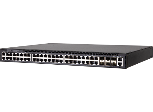 Edgecore AS4625-54T-O-AC-B-US EPS121 Enterprise Gigabit Ethernet Switch (48x RJ-45 + 6x SFP+, Dual AC PSU, Back-to-Front Airflow)