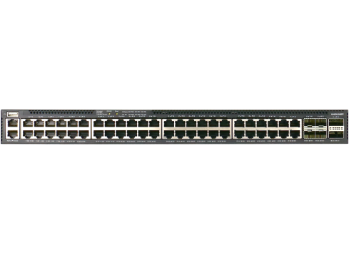 Edgecore AS4630-54NPE-O-AC-F-US 54-Port Multi-Gigabit Layer 3 Enterprise PoE Switch