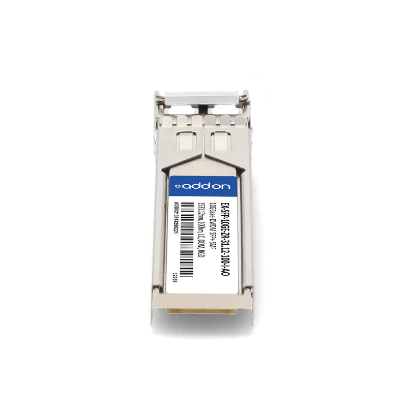 AddOn Juniper Networks® EX-SFP-10GE-ZR-31.12-100-I Compatible TAA 10GBase-DWDM SFP+ Transceiver (1531.12nm, 100km, LC, DOM, SMF, -40 to 85°C)