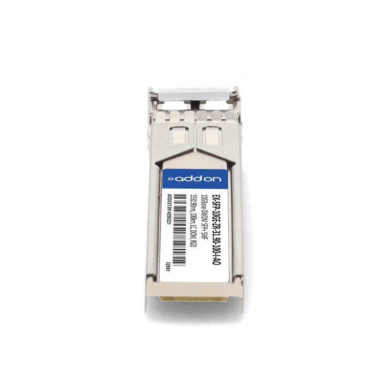 AddOn Juniper Networks® EX-SFP-10GE-ZR-31.90-100-I Compatible TAA 10GBase-DWDM SFP+ Transceiver (SMF, 1531.90nm, 100km, LC, DOM, -40 to 85°C)