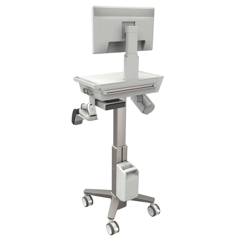 Ergotron C50-3510-0 CareFit Slim 2.0 Light-Duty Medical LCD Cart with 1 Drawer